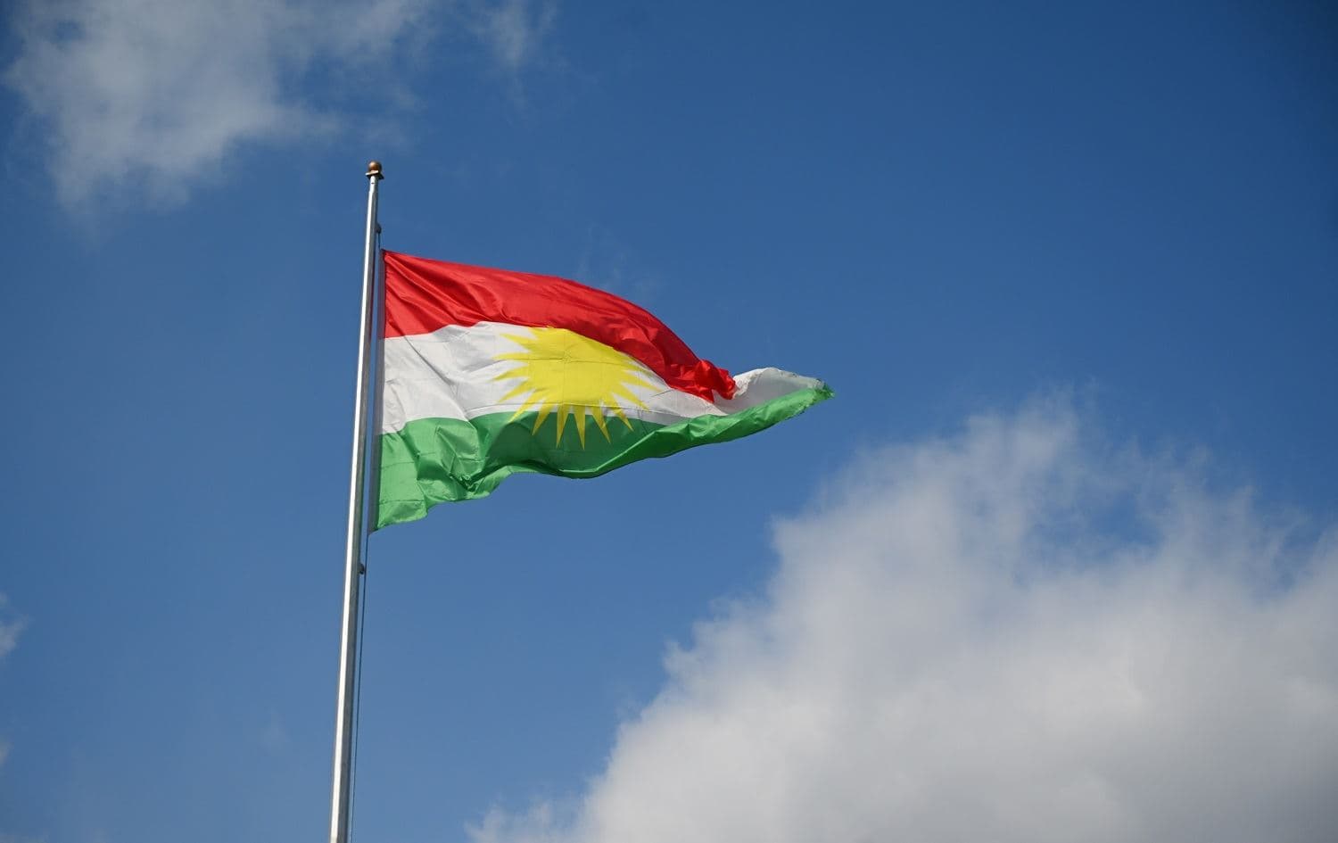 The flag of the Kurdistan Region. File photo: Bilind T. Abdullah/Rudaw