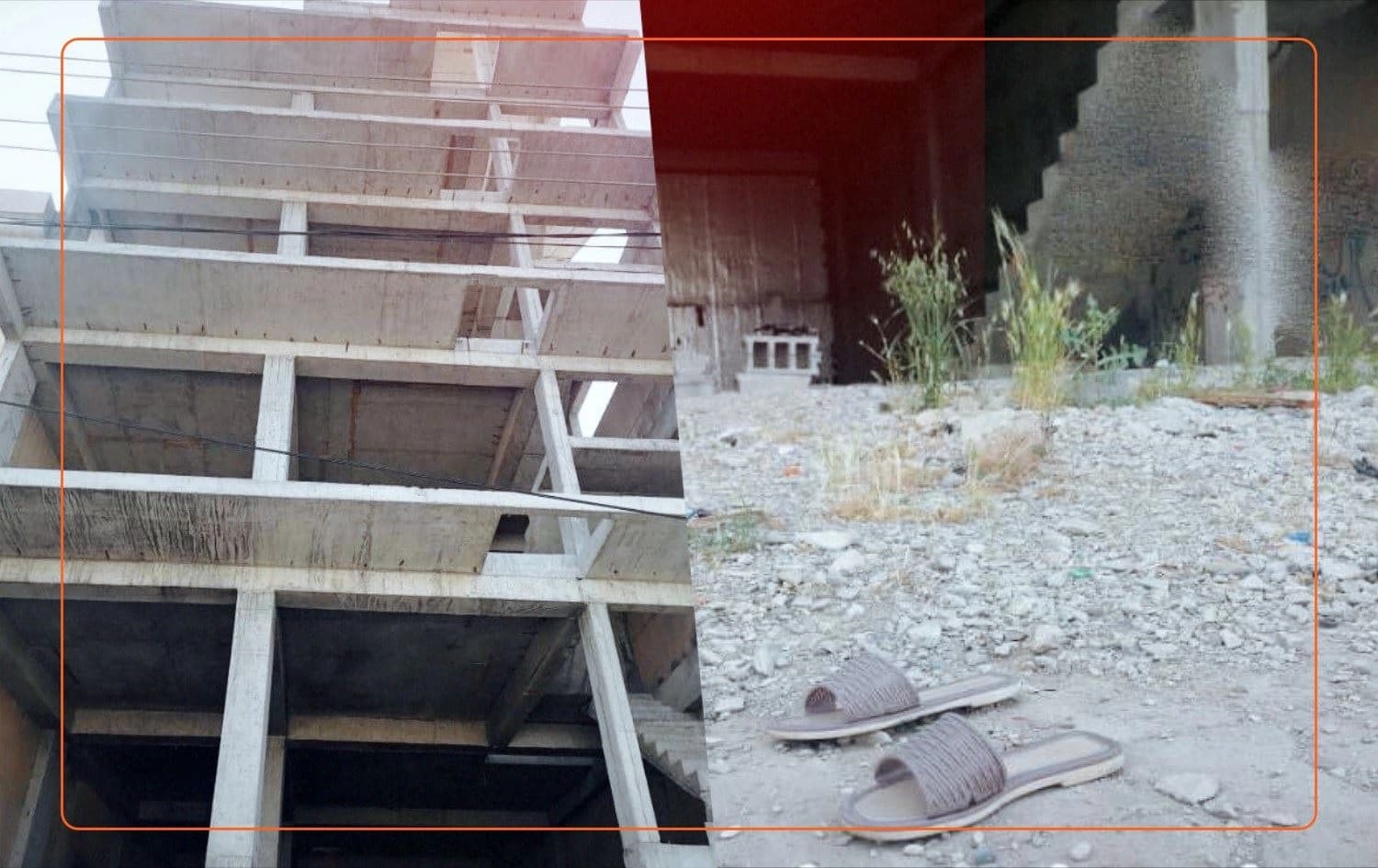 ئەو باڵەخانەی ژنەکە خۆی لەسەری هەڵدایە خوارەوە