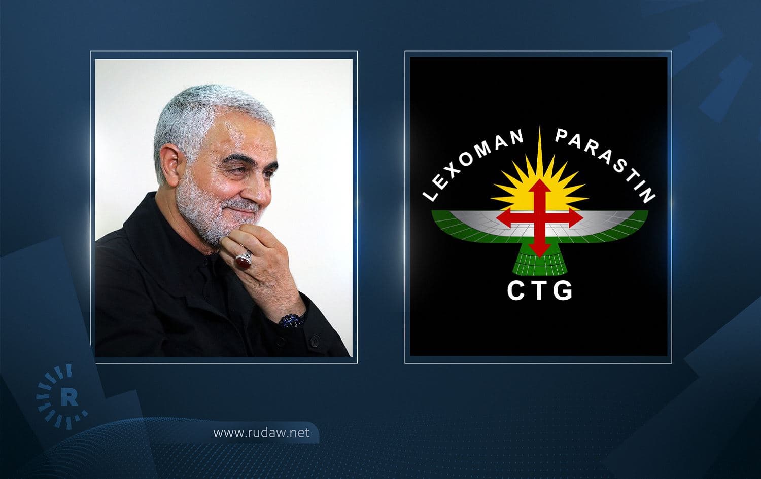 The Kurdistan Counter Terrorism Group (CTG) denied any involvement in the assassination of Iranian IRGC commander Qasem Soleimani (left). Photo: AFP