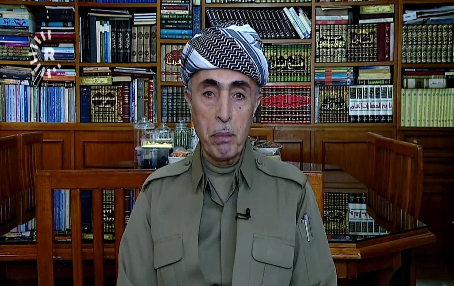 Babakir Zebari speaks to Rudaw on May 10, 2021. Photo: screenshot