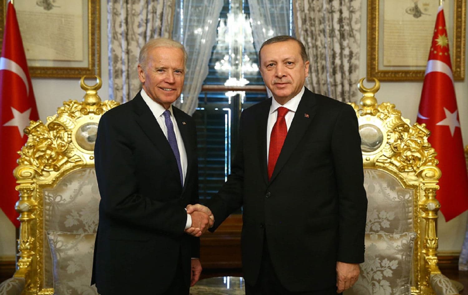 Erdogan and Biden meeting in Istanbul on January 23, 2016. Photo: Turkish presidency