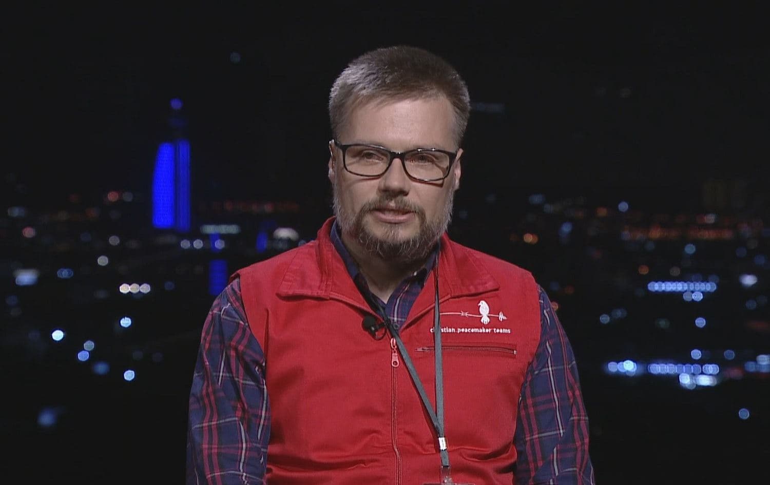 Lukasz Firla of the Christian Peacemaker Teams (CPT) speaks to Rudaw TV on June 3, 2021. Photo: Rudaw