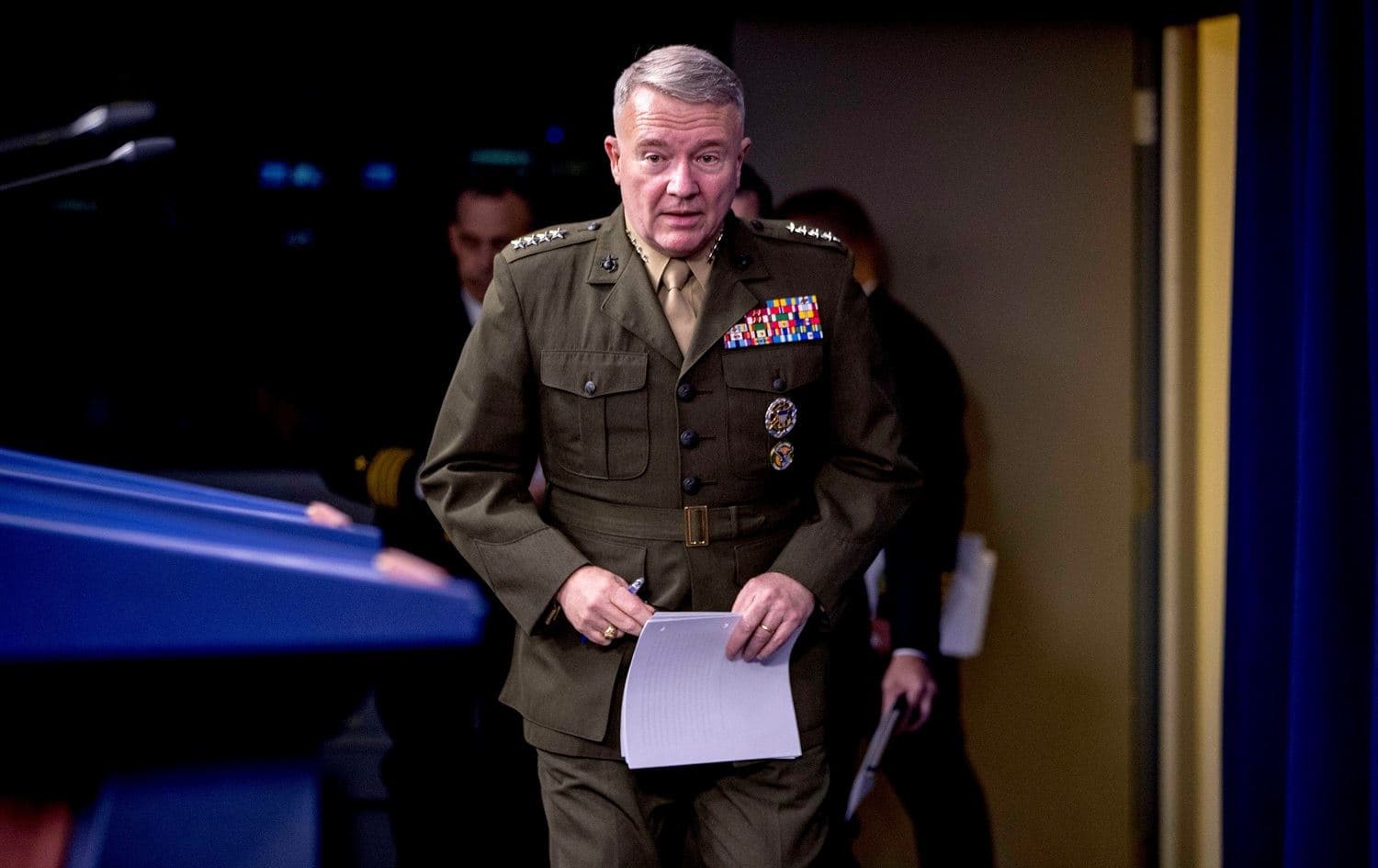 US Central Command head Commander General McKenzie. File photo: AFP