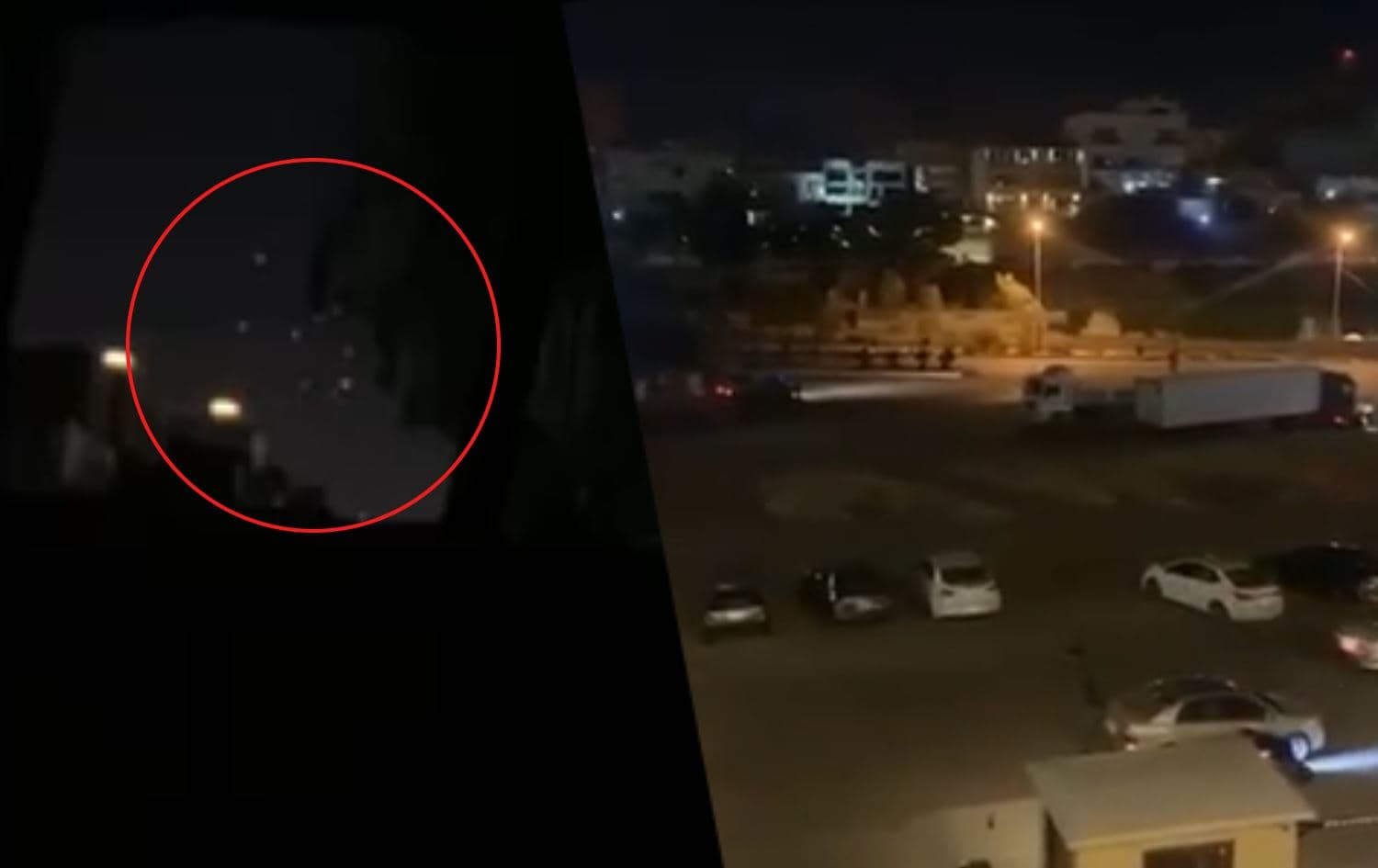 Shootout between security forces in Sulaimani that led to deaths and injuries on June 21, 2021. Photo: video screenshot submitted to Rudaw