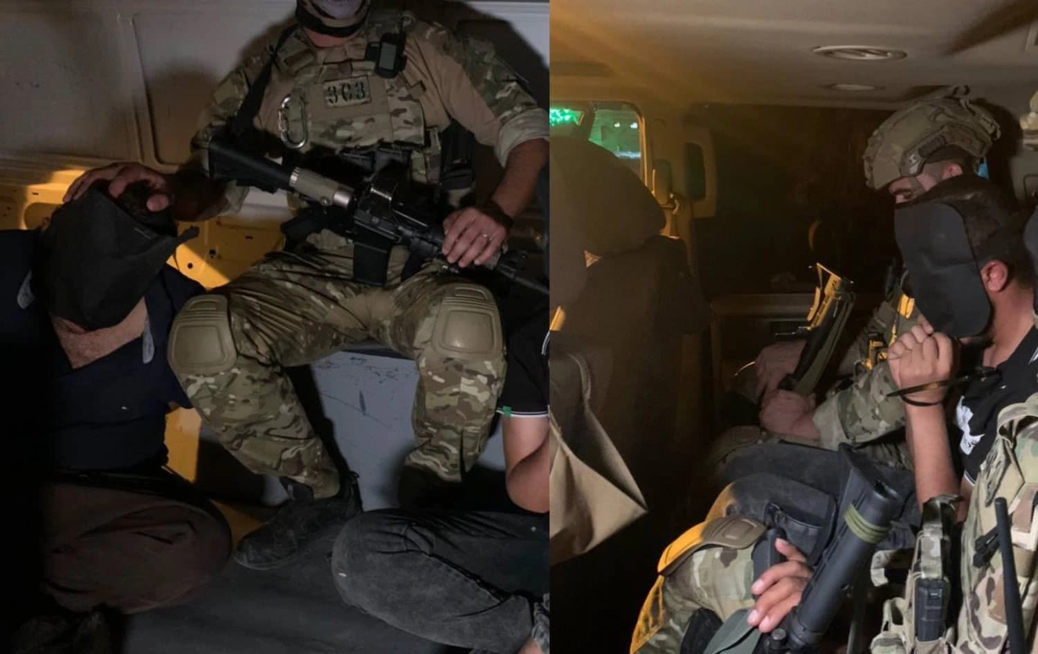 Sulaimani security forces arrested five ISIS suspects in raids on July 27, 2021. Photo: handout/Sulaimani Asayish