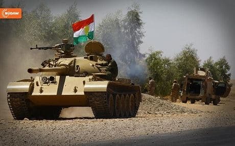 Peşmerge tanklarla Mahmur'da
