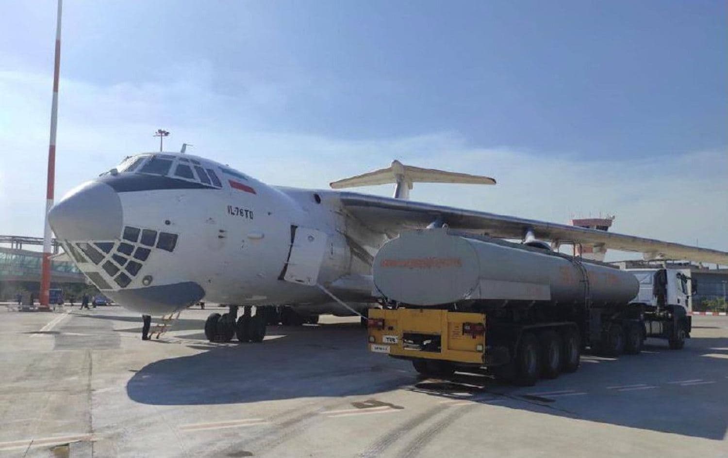 Iranian firefighting plane in Turkey. Photo: Turkish defence ministry Twitter