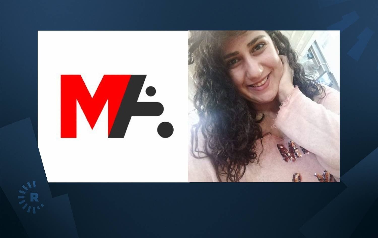 Berna Kisin is a reporter for the Mezopotamya Agency (MA). Photo: Twitter