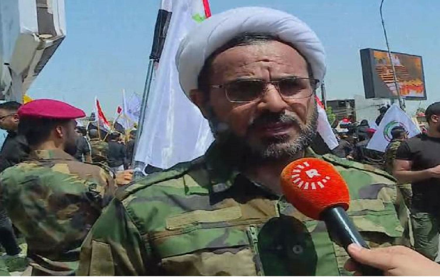  Sheikh Kadhim al-Fartousi, spokesperson for Kataib Sayyid al-Shuhada. Photo: Rudaw