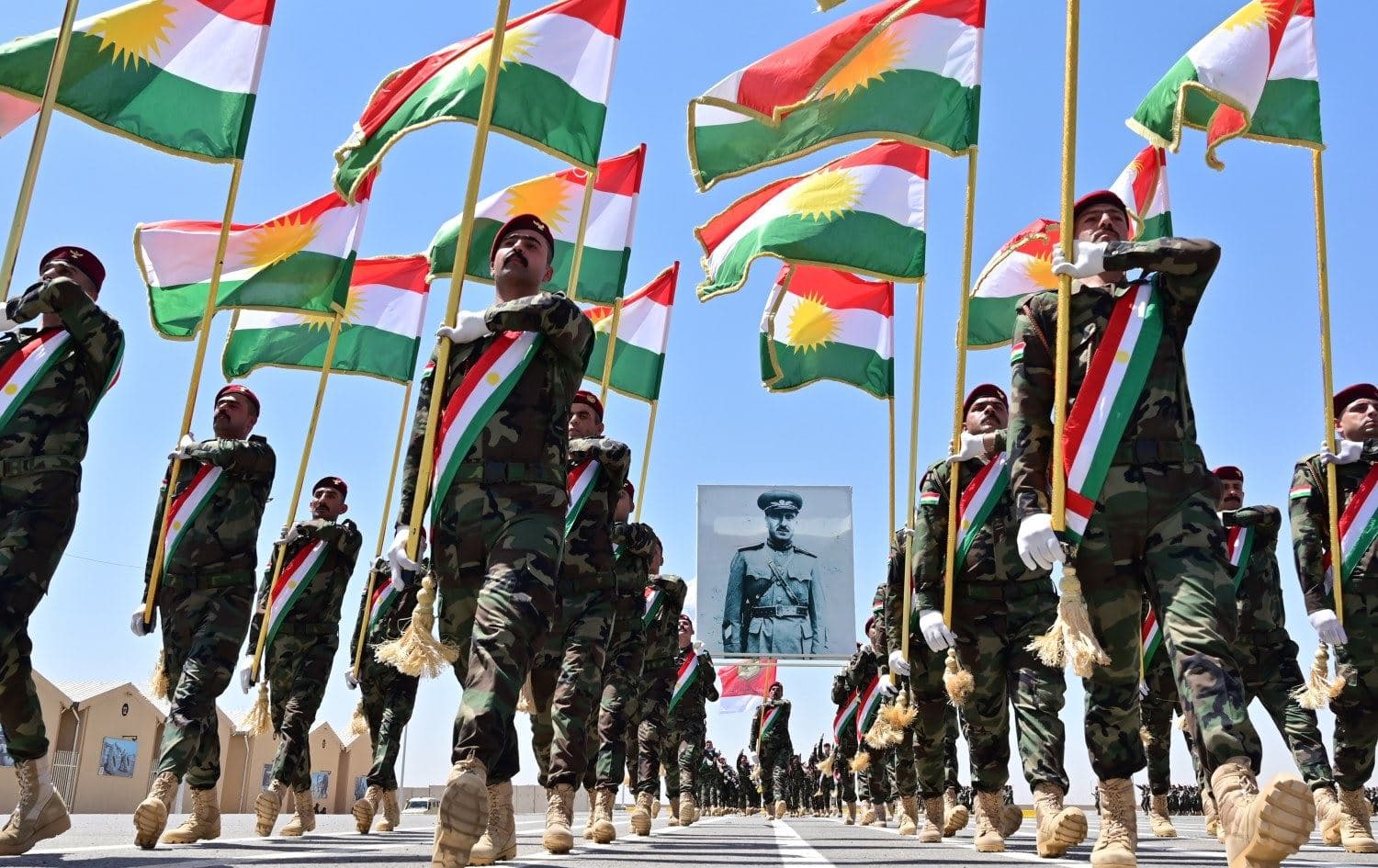 Graduation of a group of Peshmerga forces in Erbil. Date: June 21, 2021. Photo: Bilind T. Abdullah/Rudaw