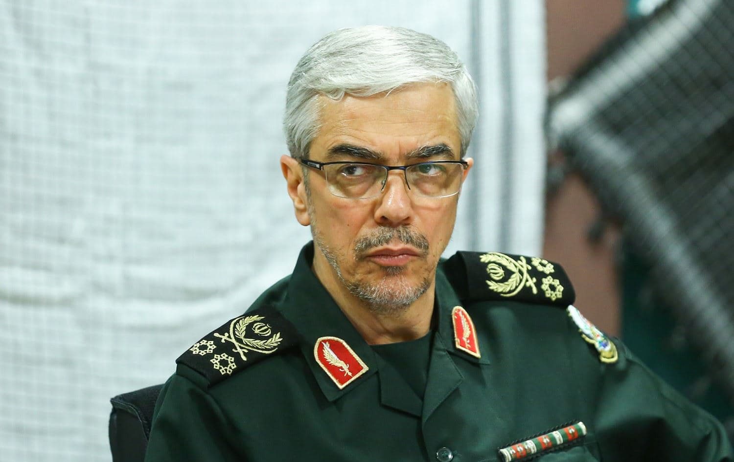 محەممەد حوسێن باقری، سەرۆکی ناوەندی گشتیی هێزە چەکدارەکانی ئێران. وێنە: میدیای ئێران