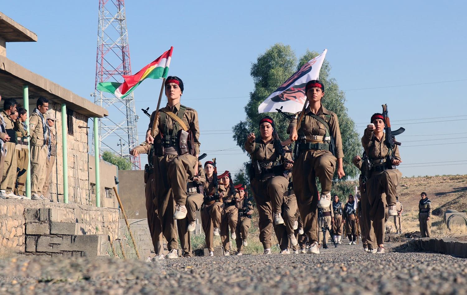 KDPI Peshmerga train in the Kurdistan Region, July 2021. Photo: handout/KDPI
