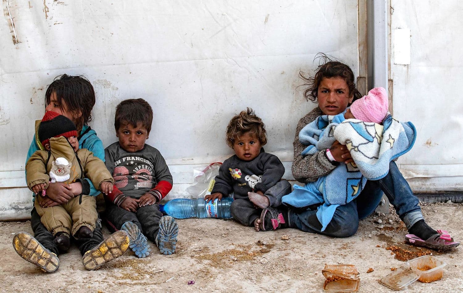 62 children died in NE Syria camp this year. File photo: Delil Souleiman/AFP