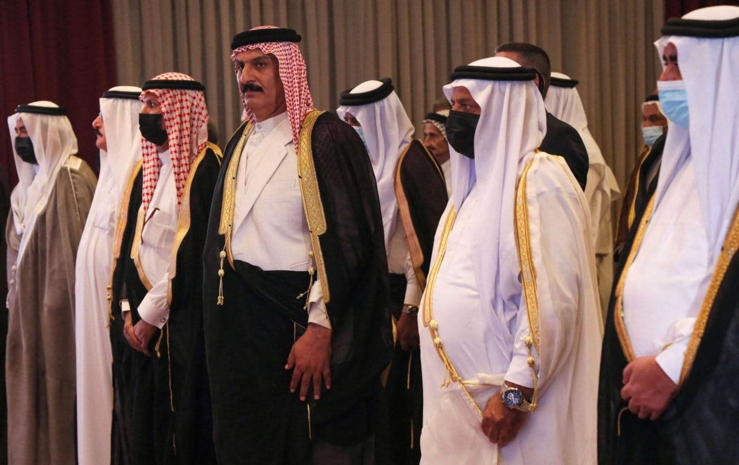 Iraqis attend the conference of peace and reclamation organised by US think-tank demanding a normalisation of relations between Baghdad and Israel  September 24, 2021. Safin HAMED / AFP