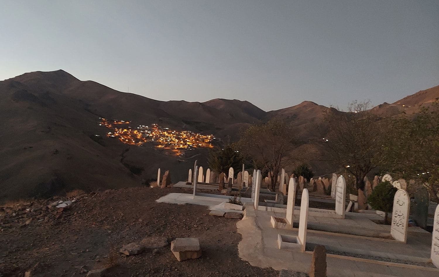 Kor Kora village graveyard where Faiza Maleki is buried, pictured on October 4, 2021. Photo: Jabar Dastbaz