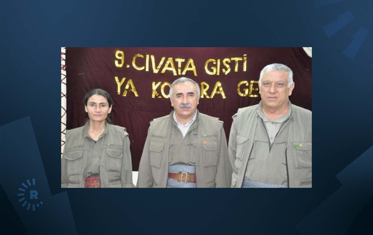 PKK'li yöneticiler Cemil Bayık, Murat Karayılan ve Besê Hozat