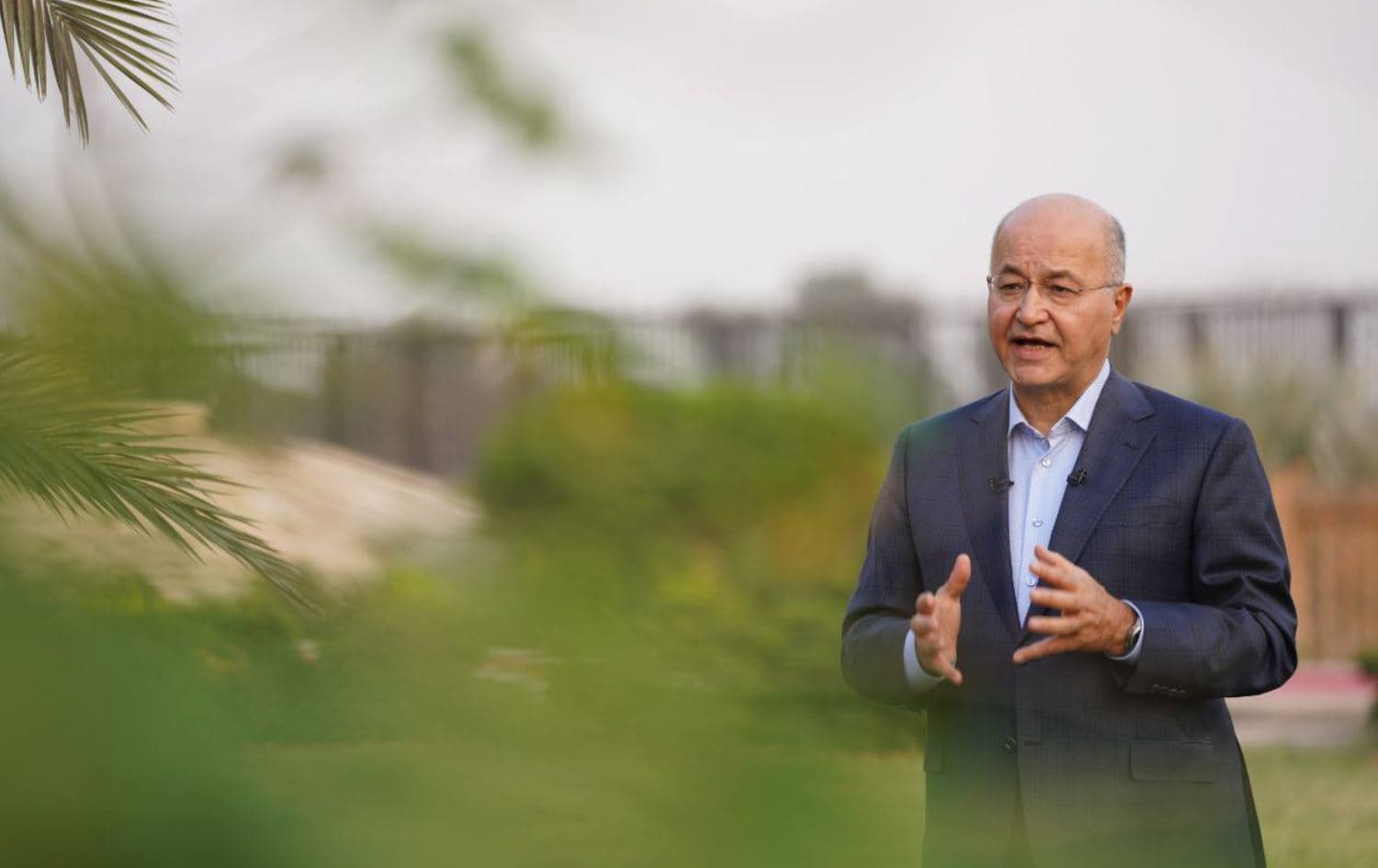 Iraqi President Barham Salih. Photo: Presidency's office / Telegram