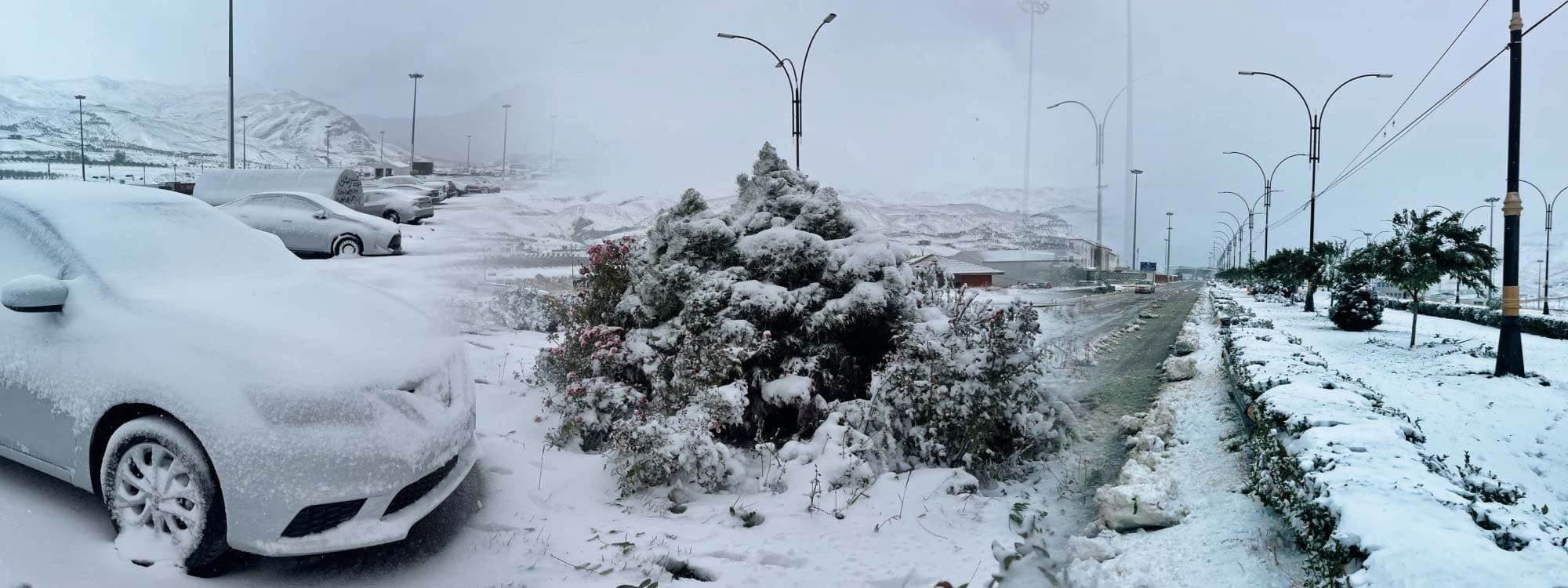 Winter arrives in Erbil’s mountains