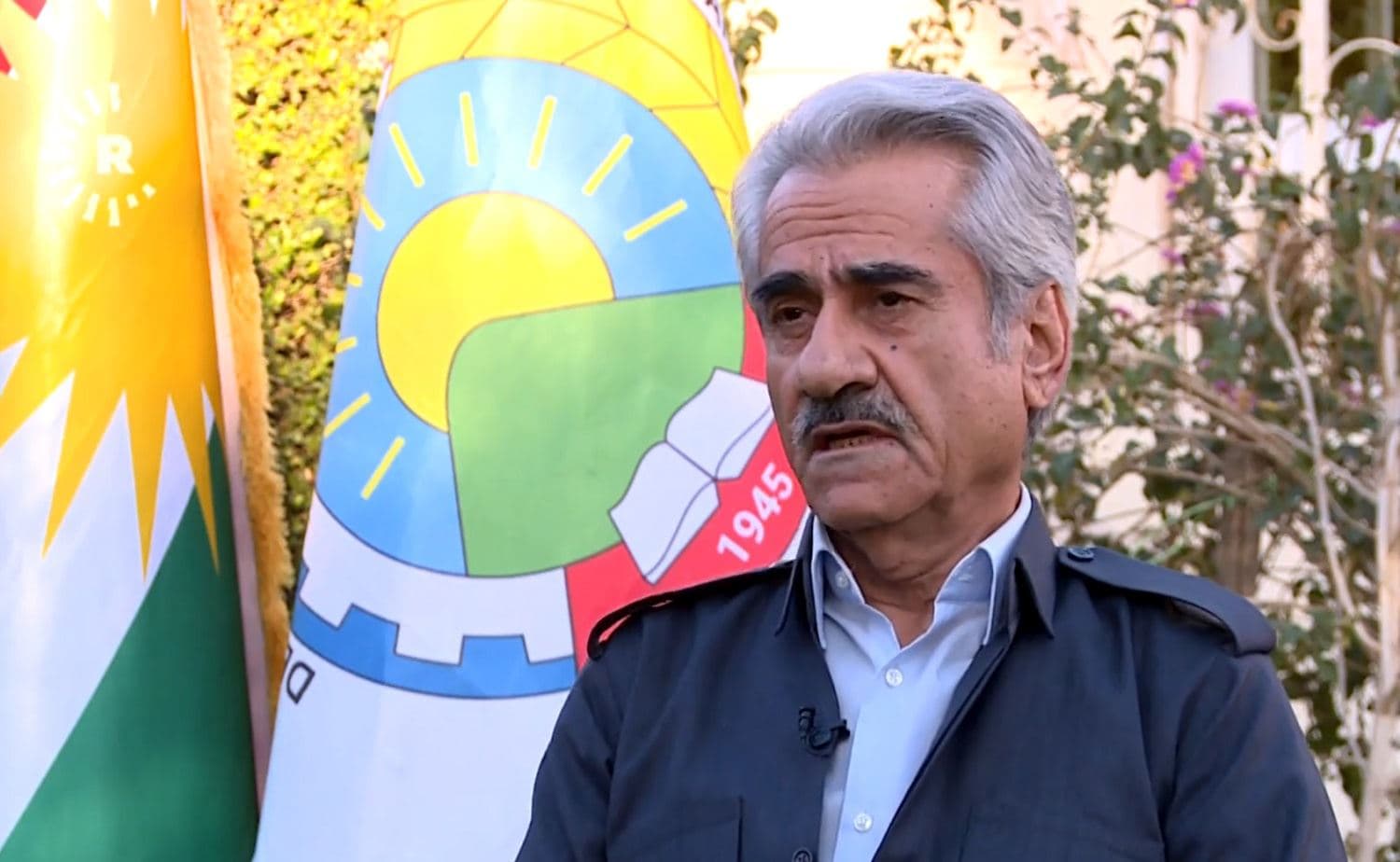 KDPI head Mustafa Hijri. Photo: Screenshot/Rudaw
