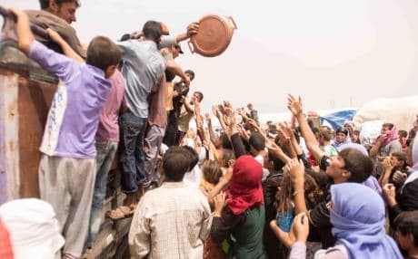 In a Syrian Camp, Yezidis Deal with Aftermath of Violence