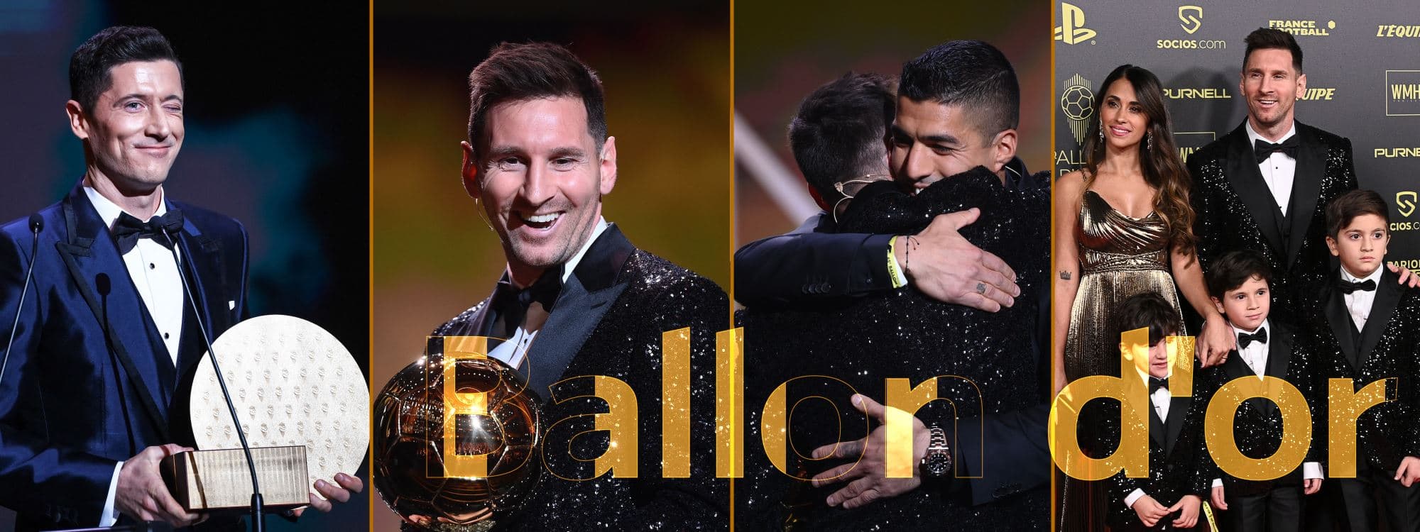Fotoğraflarla Ballon d'Or Ödül gecesi