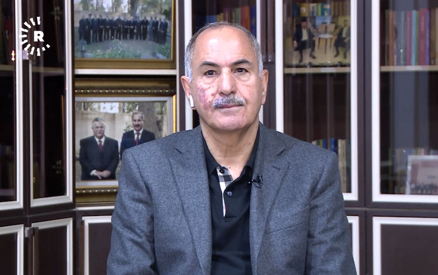 PUK's Imad Ahmed speaks to Rudaw on December 29, 2021. Photo: Rudaw