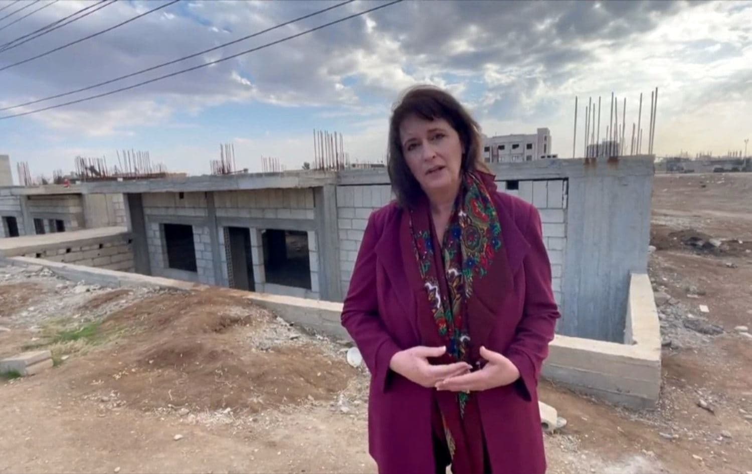 Nadine Maenza, US commissioner for religious freedom, gives a statement on January, 9, 2022. Photo: Screenshot taken from Maenza's Twitter