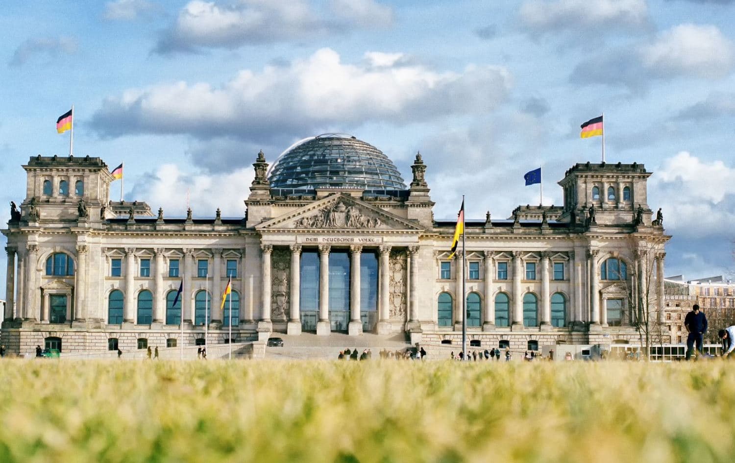 Handed out file photo of German parliament. 
