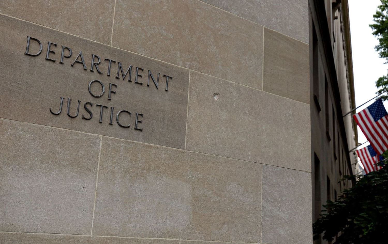The US Department of Justice building in Washington on July 22, 2019. File photo: AFP