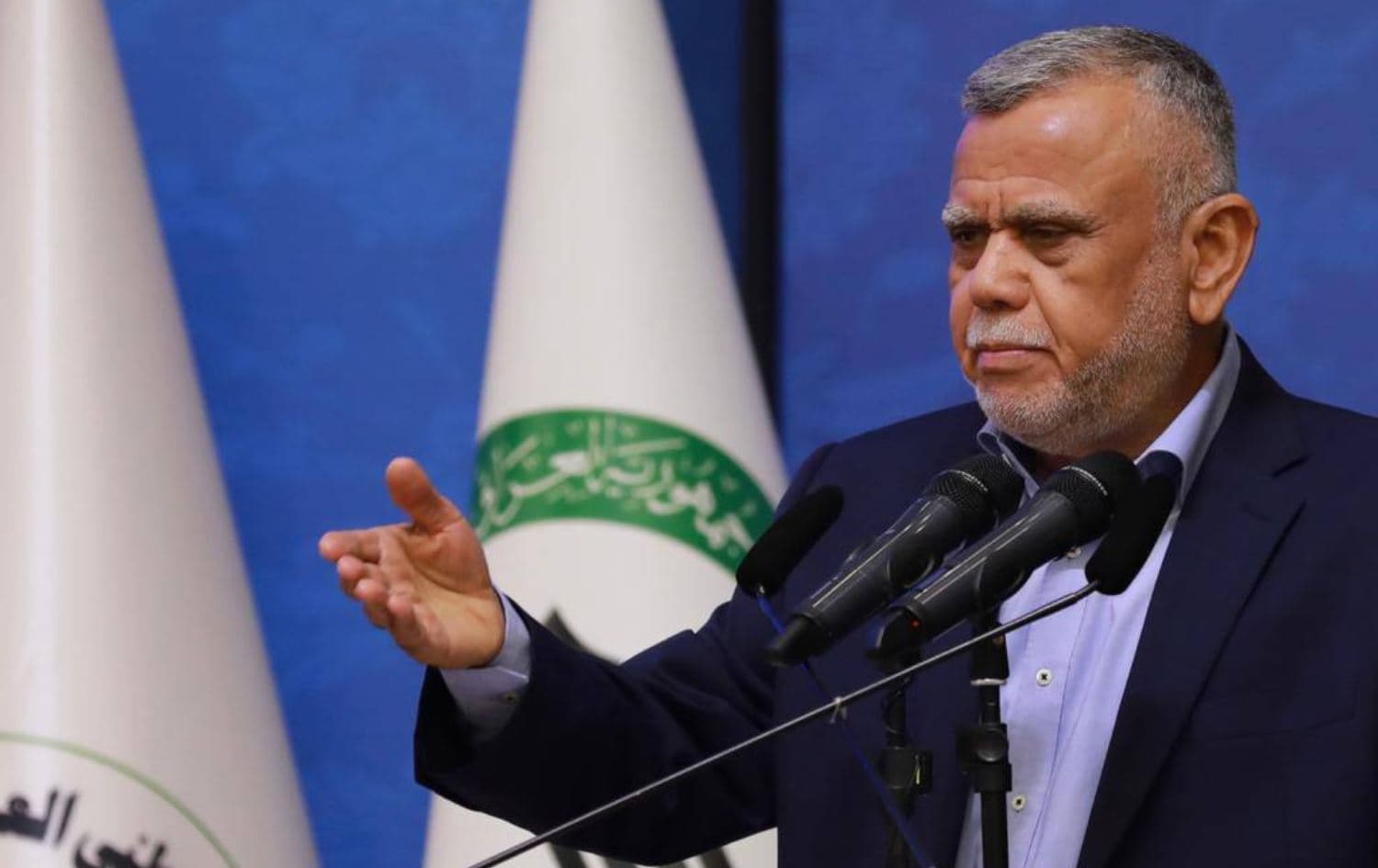 Photo of prominent Iraqi Shiite political leader Hadi al-Amiri. Photo: Hadi al-Amiri's office/Telegram