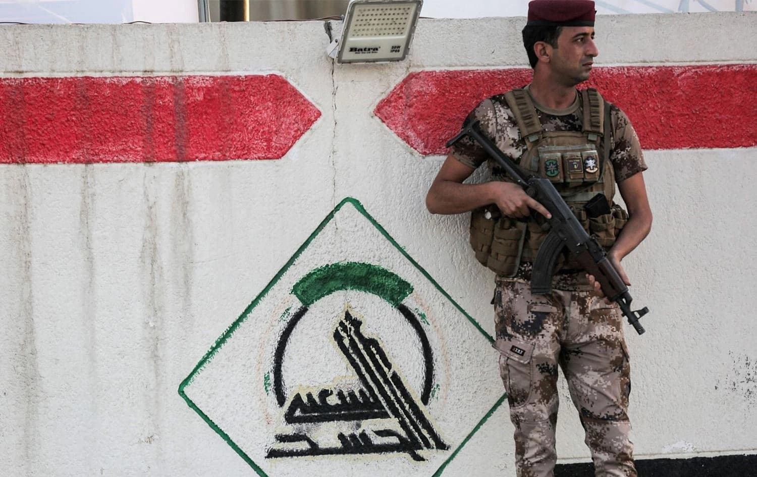 A member of the Popular Mobilization Forces (PMF) in Baghdad. Photo: AFP