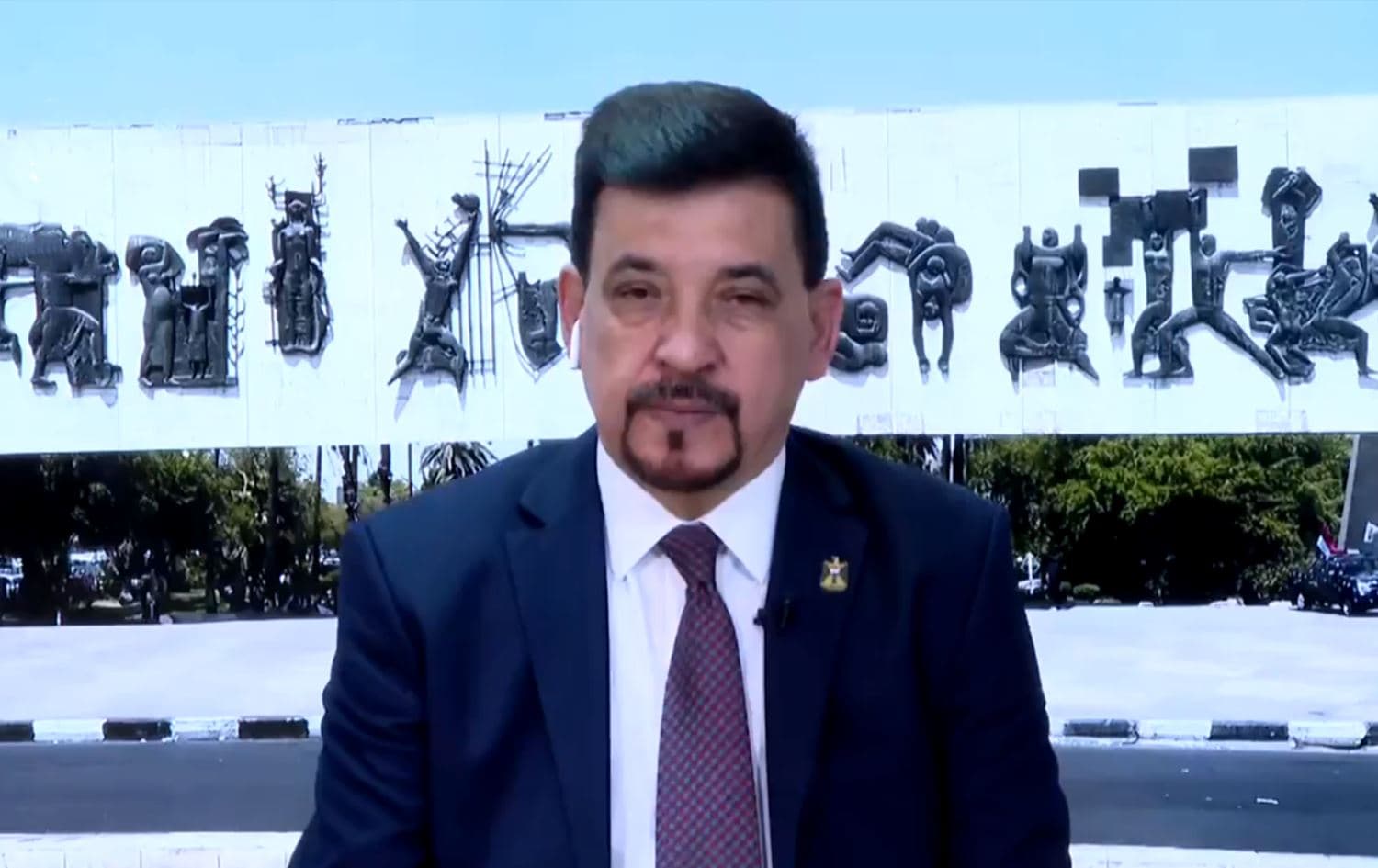 Saeed al-Jaiashi, strategic affairs advisor at the Iraqi National Security Advisory, speaks to Rudaw on May 6, 2022. Photo: Rudaw