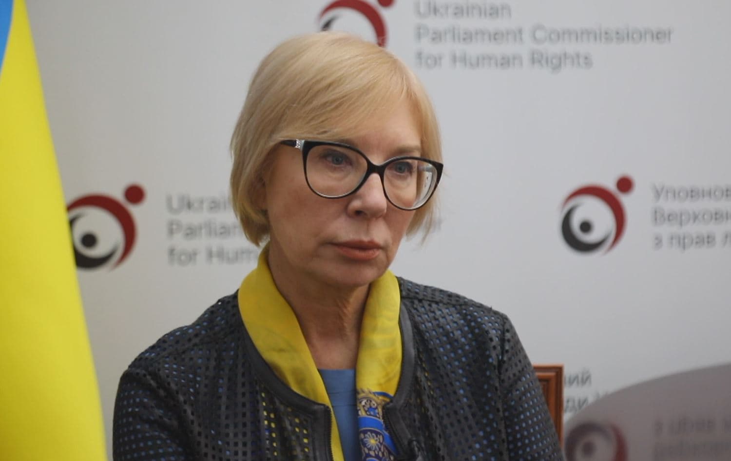 Lyudmyla Denisova, the commissioner for human rights in the Ukrainian parliament in an interview with Rudaw on May 15, 2022 in Kyiv. Photo: Rudaw