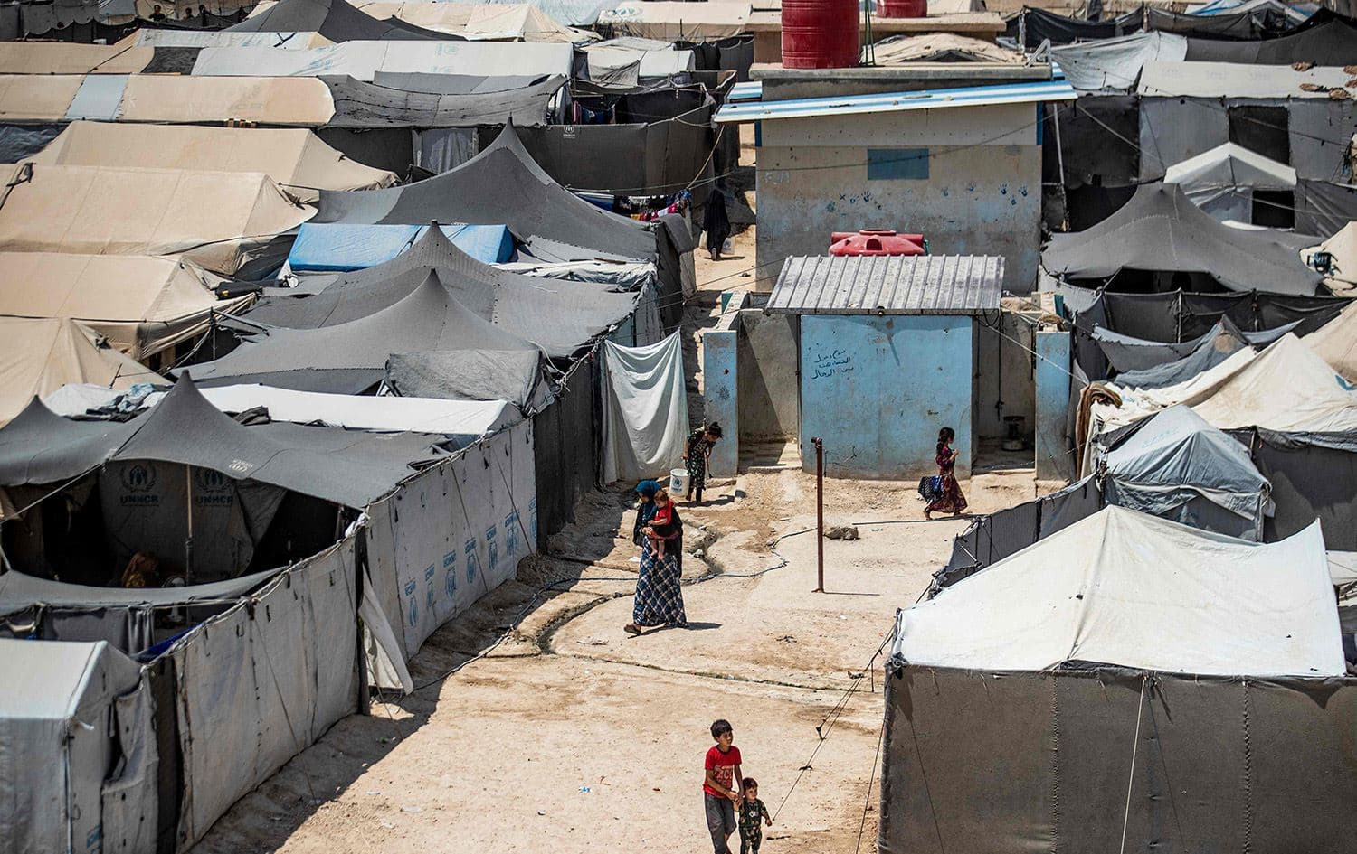 Al-Hol camp. File photo: AFP 