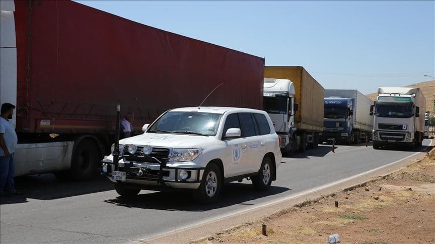 UN sends aid to northwest Syria. Photo: file/AA