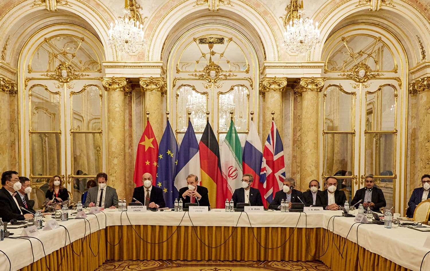 Negotiators of the Iran nuclear deal meeting on December 9, 2021 in Vienna, Austria. Photo: AFP