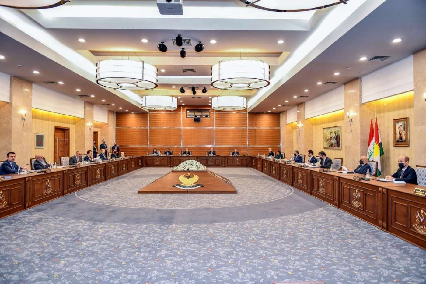KRG meeting in Erbil on September 20, 2022. Photo: KRG