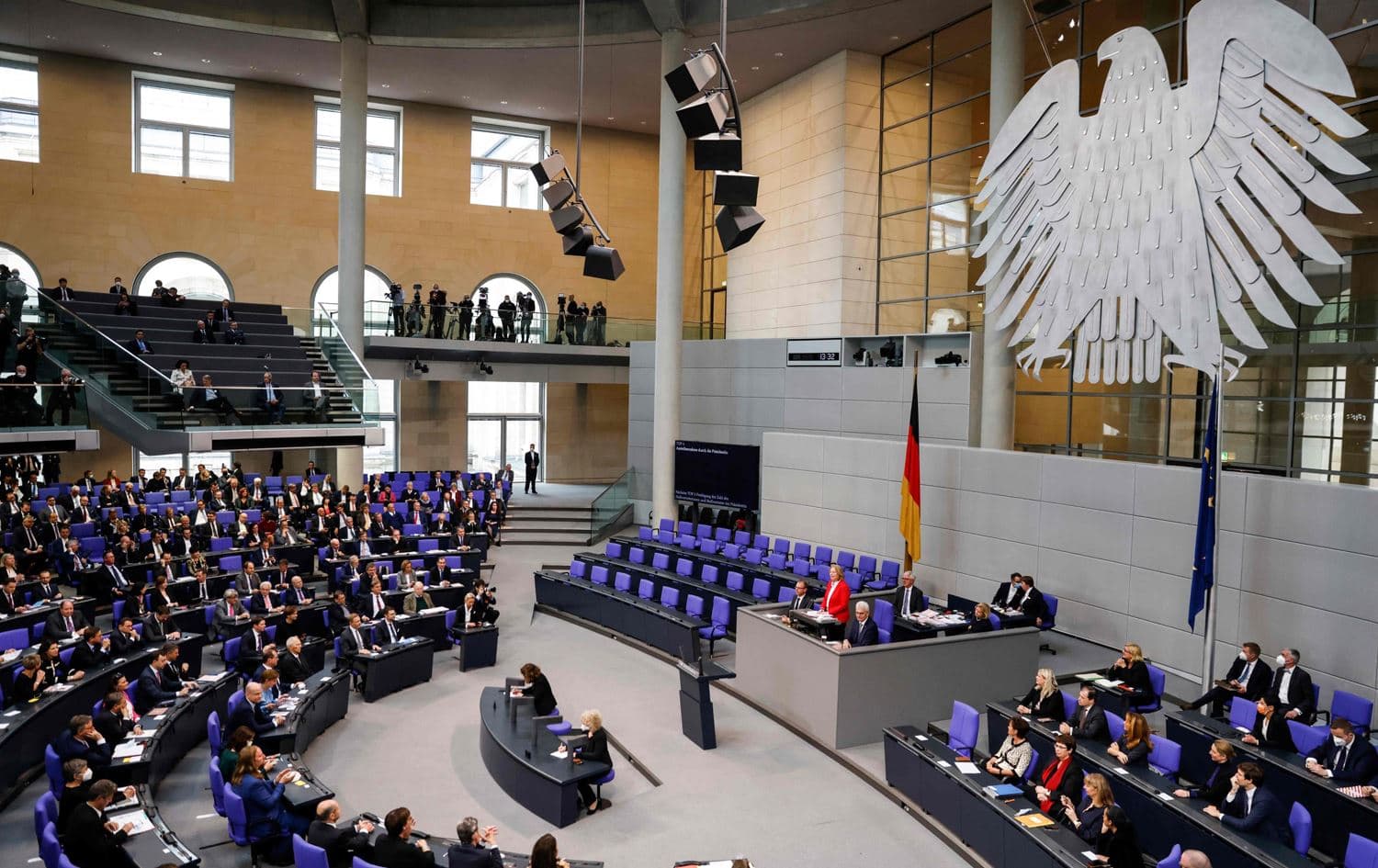 A session of the German parliament in Berlin on October 26, 2022. Photo: AFP