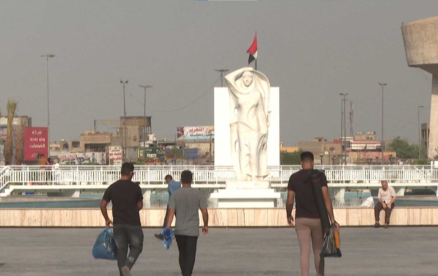 Baghdad's Tahrir Square on November 7, 2022. Photo: AFP 