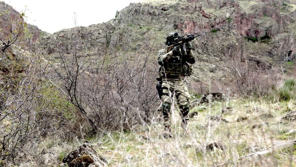 A Turkish solider in the Kurdistan Region. Photo: Turkish defence ministry/file
