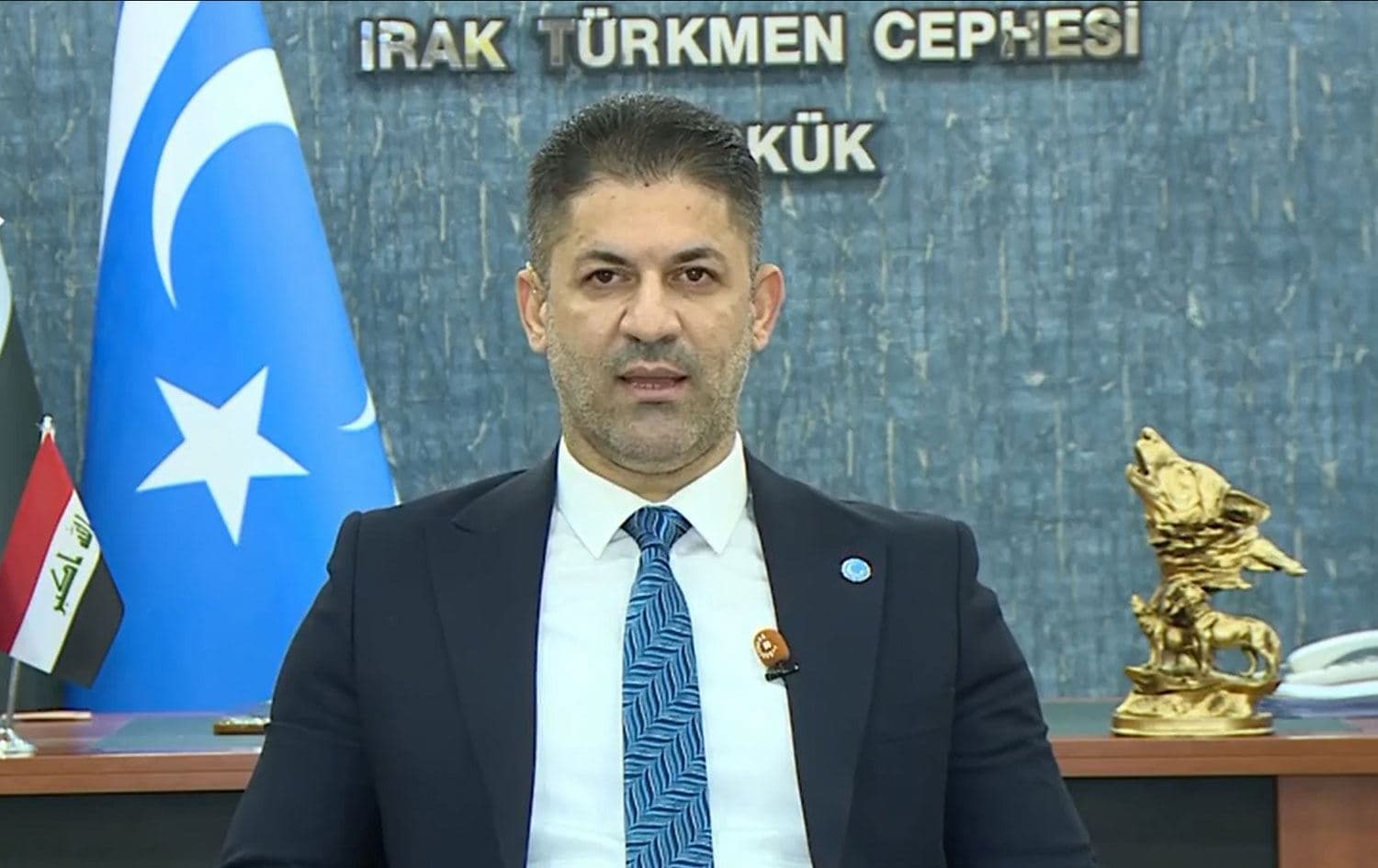 Irak Türkmen Cephesi (ITC) Kerkük İl Başkanı Kahtan Vendavi / Foto: Rûdaw