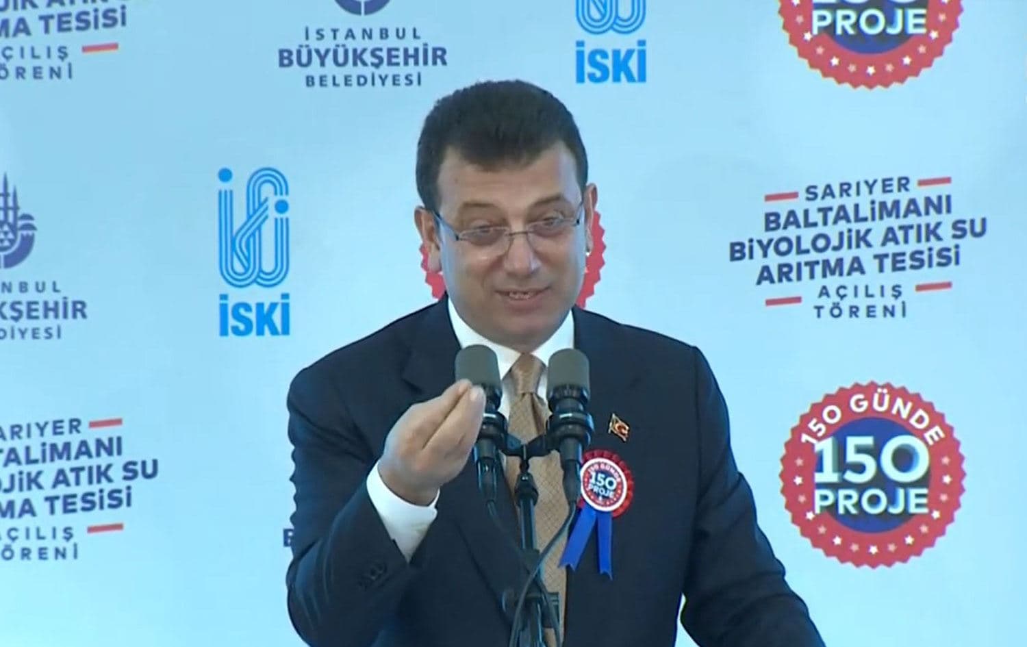 İstanbul Büyükşehir Belediye Başkanı Ekrem İmamoğlu