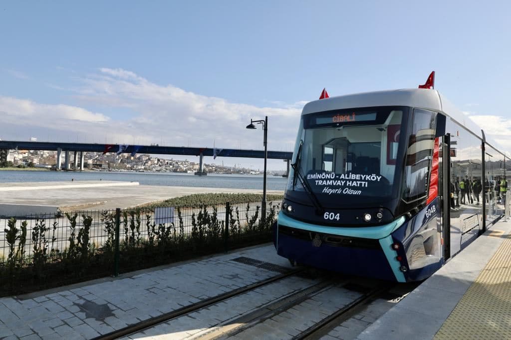 Eminonu-Alibeykoy tram line in Istanbul. Photo: Istanbul Municipality/file 