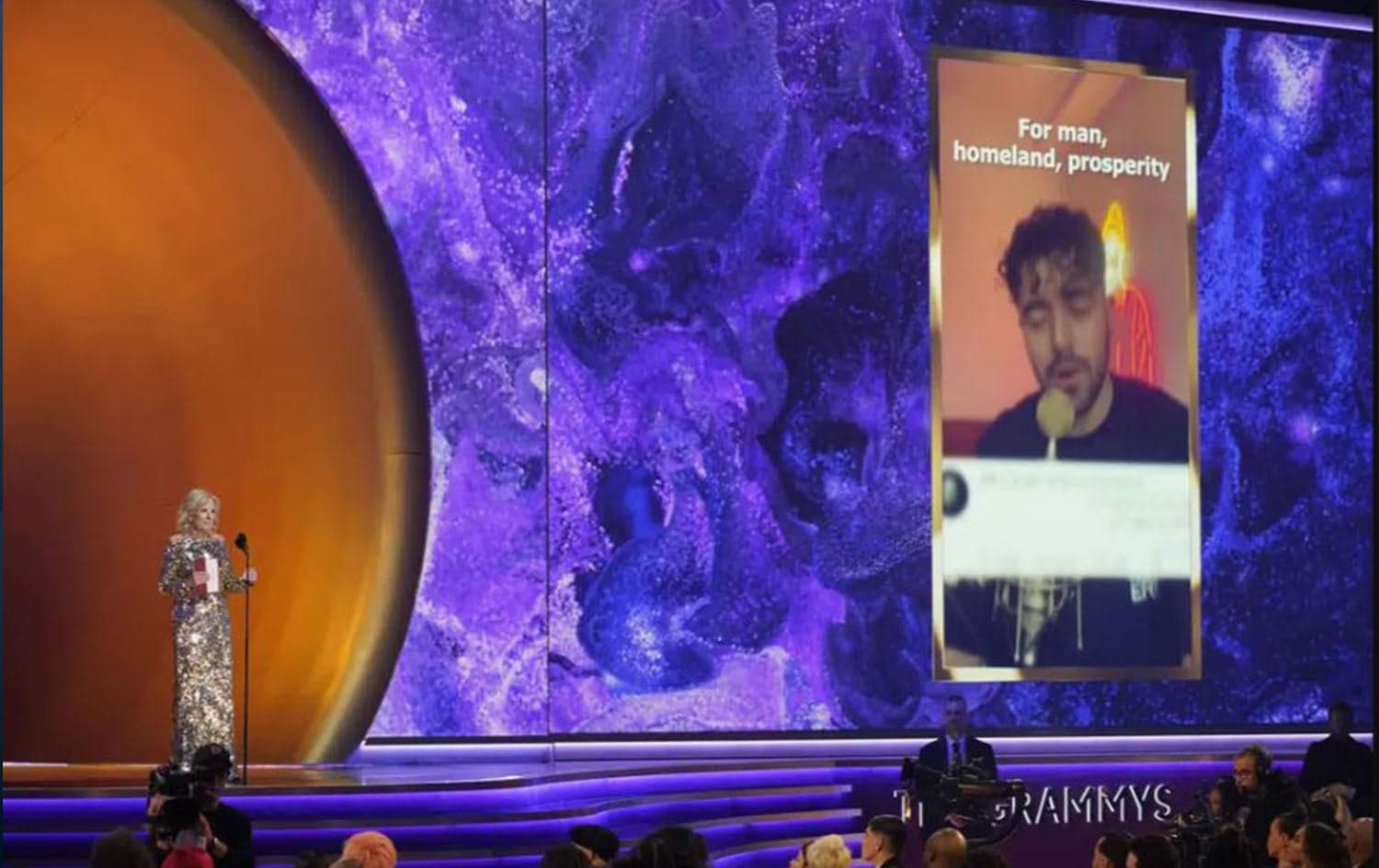Iran singer who faces prison wins Grammy for protest anthem
