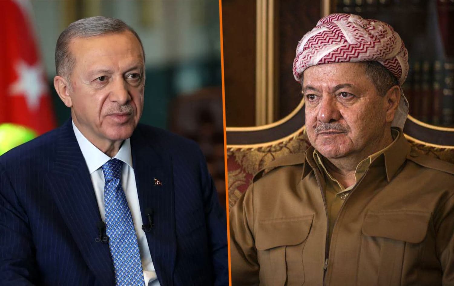 Türkiye Cumhurbaşkanı Recep Tayyip Erdoğan ile Başkan Mesud Barzani 