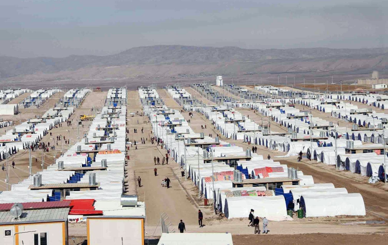 کەمپەکانی ئاوارەکان لە هەرێمی کوردستان کەم دەکرێنەوە