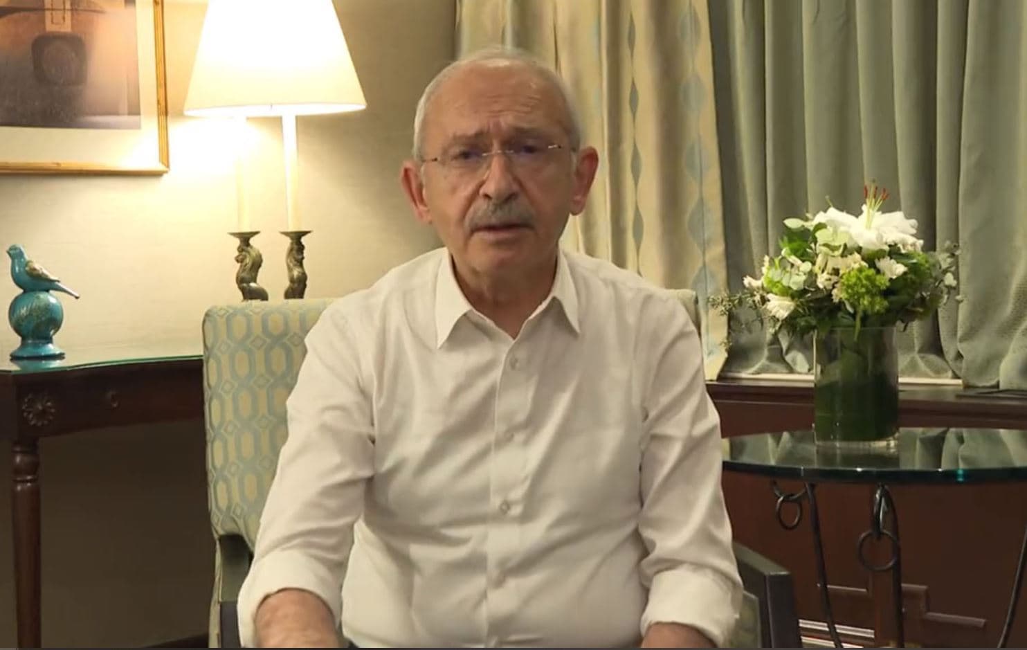 CHP leader and presidential candidate Kemal Kilicdaroglu speaks in a video published on Twitter on April 17, 2023. Photo: Screengrab/Kilicdaroglu Twitter
