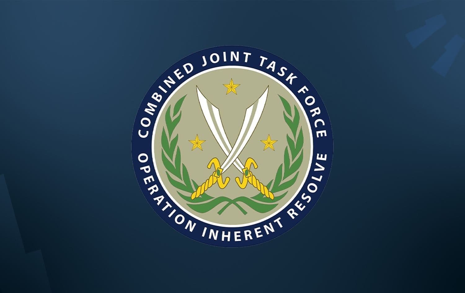 The Combined Joint Task Force - Operation Inherent Resolve (‎CJTF-OIR) logo
