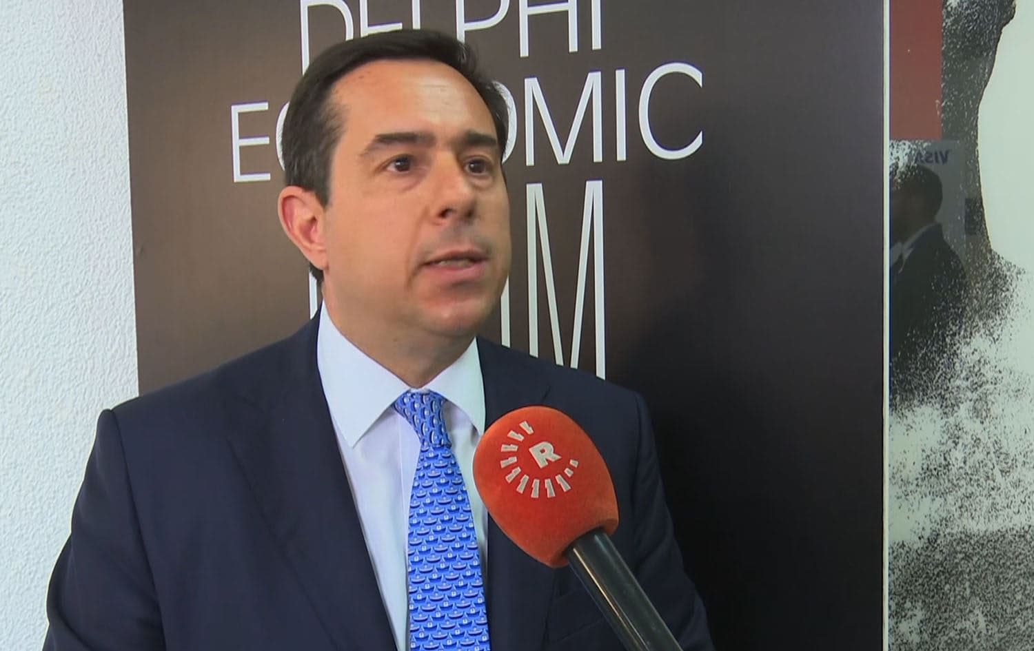 Panagiotis Mitarachi - Minister of Migration and Asylum of Greece. Photo: Screengrab/Rudaw