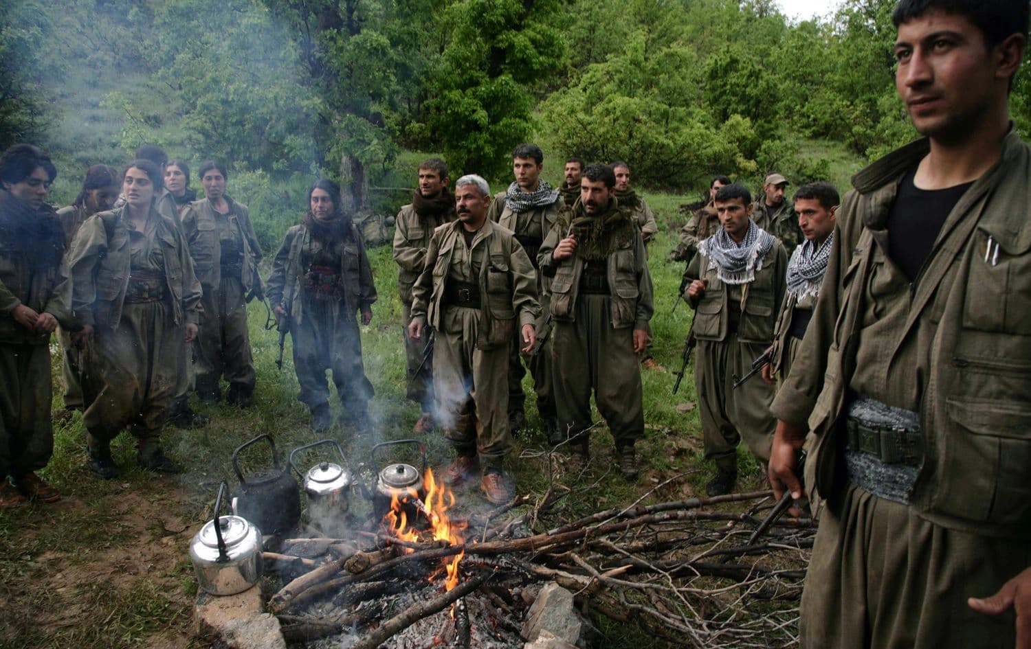 PKK fighters in Duhok, Kurdistan Region. Photo: AFP